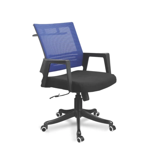 Blue Medium Back Mesh Chair