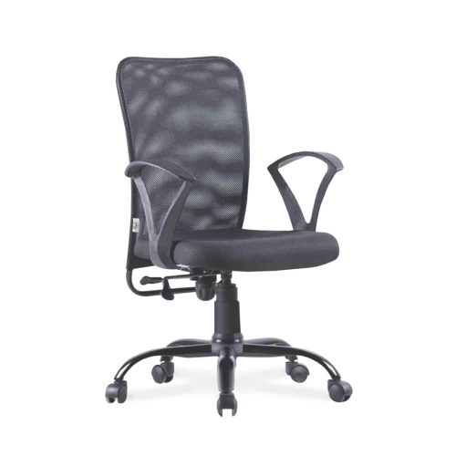 Black Medium Back Mesh Chair